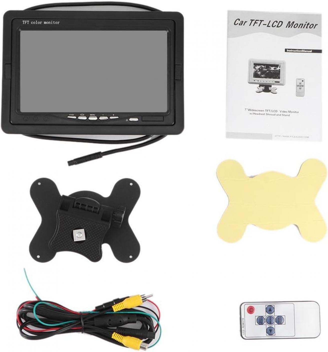 Pack of 2 ABS 7in Car Monitor Reverse Rearview Display J5511