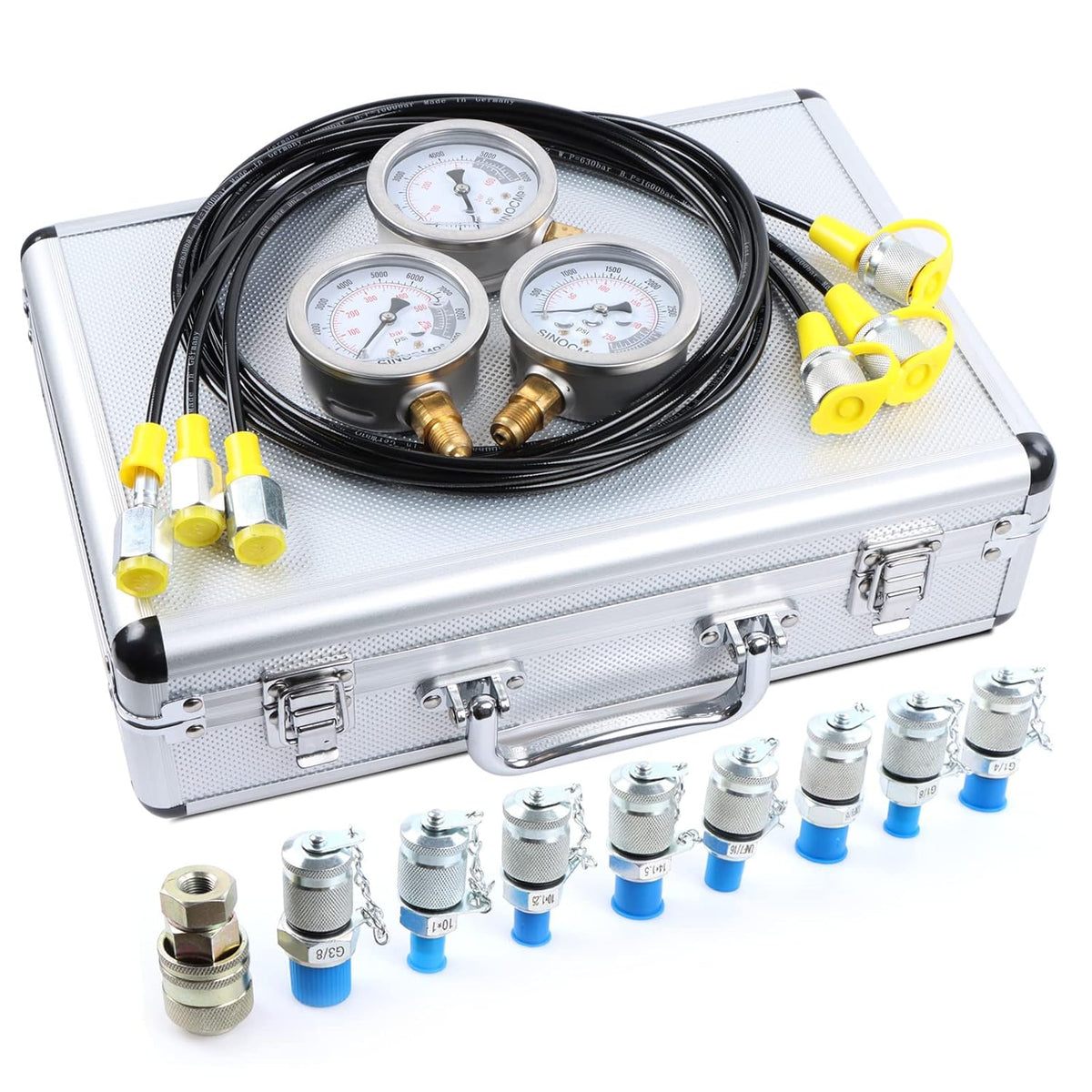 Hydraulic Pressure Test Kit with Pressure Gauge J163556