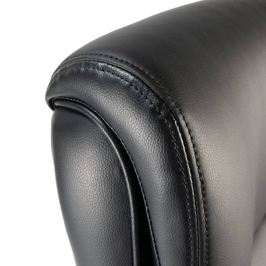 Black Bonded Leather Ergonomic Executive Chair V36657