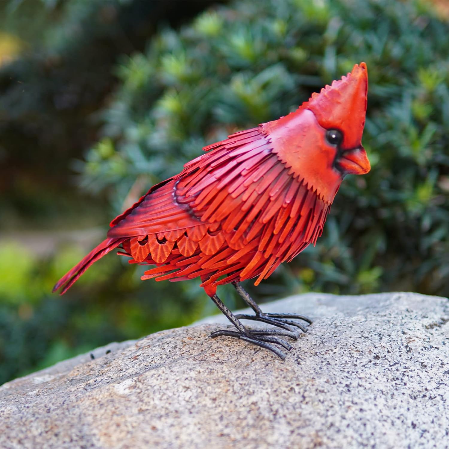Red Bird Statue Garden Decor H32487