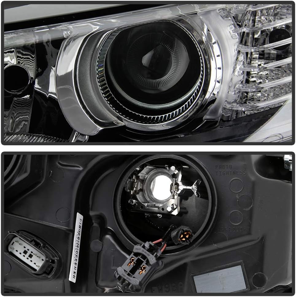 Black Housing Projector Headlights Headlamps Assembly H293
