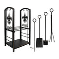 Fireplace Wood Holder & Tool Set B822