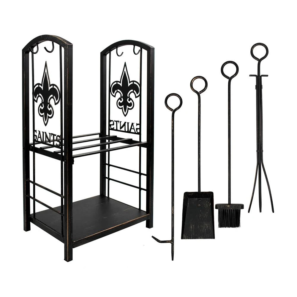 Fireplace Wood Holder & Tool Set B822