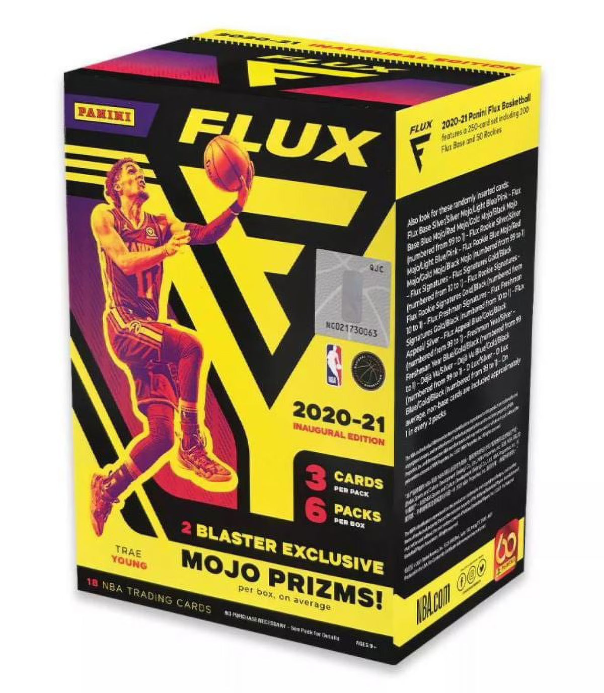 2021 Panini NBA Flux Basketball Trading Card Blaster Box Z27857
