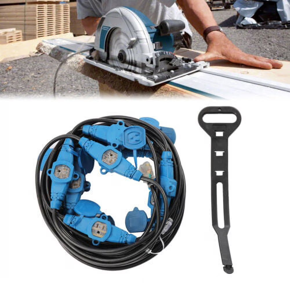 13 Plugs 65FT 12 Awg Power Extension Cord Splitter O214