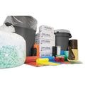 High-Density Commercial Can Liners, 60 gal, 12 microns, 43 inch x 46 inch, Clear, 200/Carton V2677