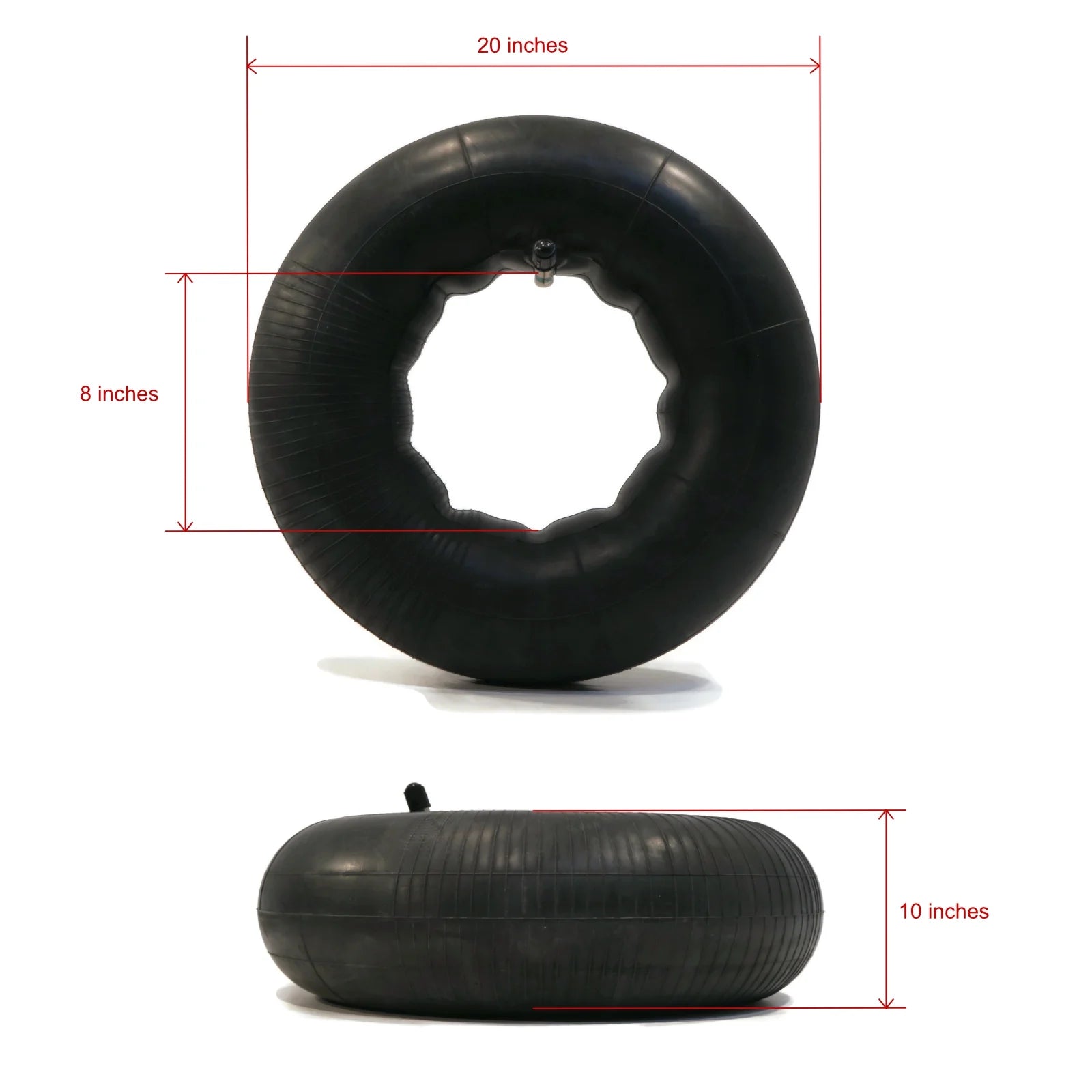4 Tire Inner Tubes 22x12x8 22x9x8 TR13 Straight Valve A282430