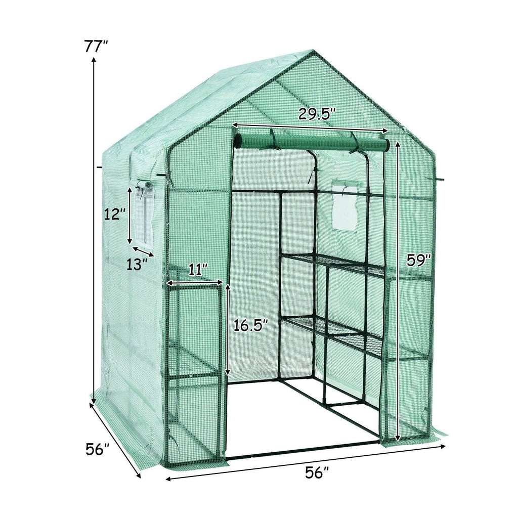 Walk-In Greenhouse with Observation Windows Y7690