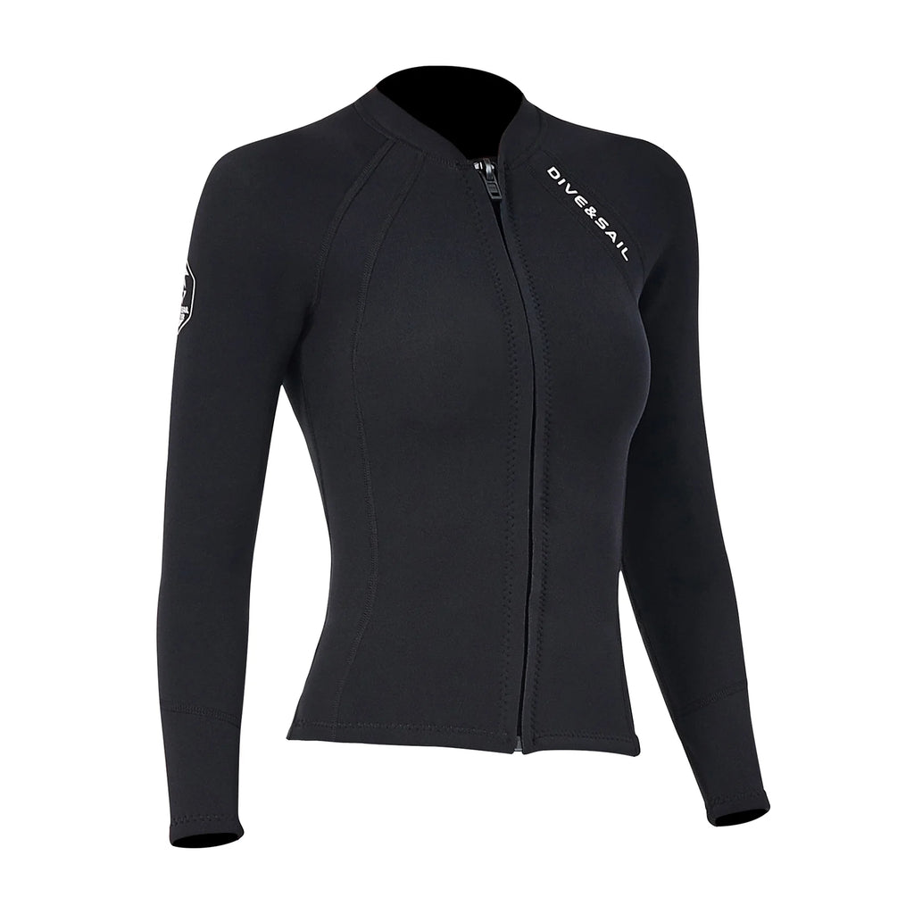 Front Zipper Wetsuit Jacket 2mm Neoprene Long Sleeves S44066