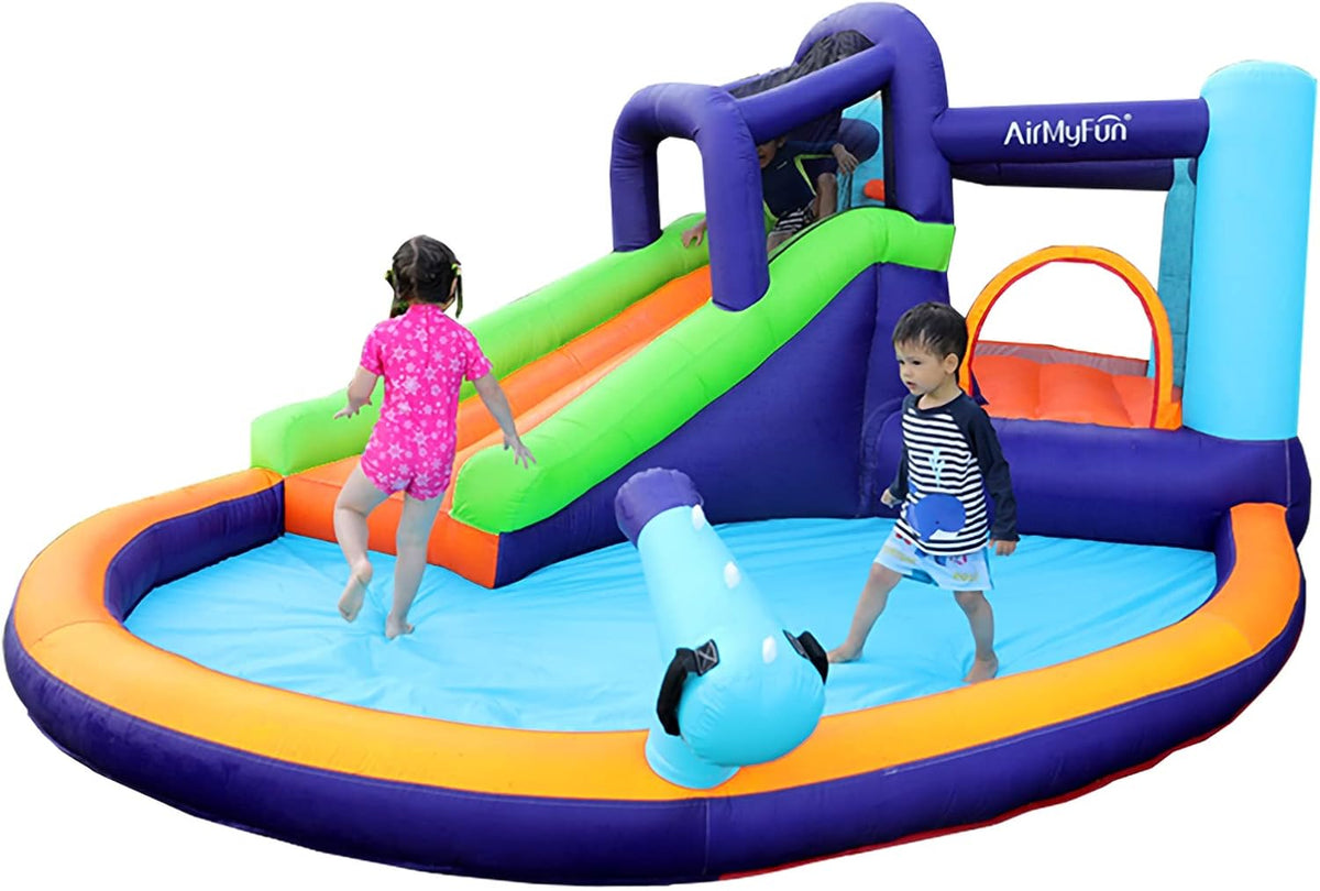 Inflatable Bounce House with Air Blower and Slide Y254