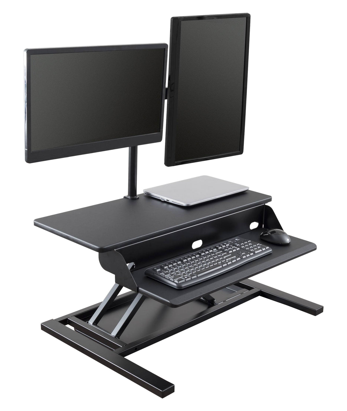 Adjustable Standing Desk Converter with Dual M I6446