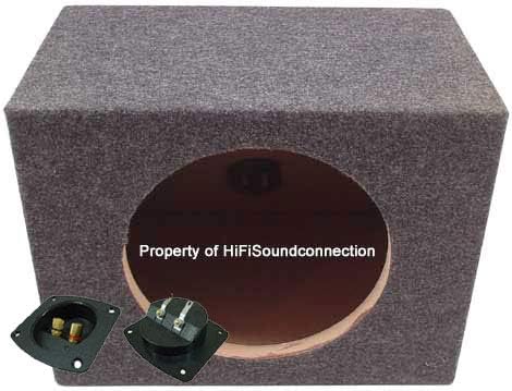 Single 15" Sealed Subwoofer Box Enclosure 3/4" MDF Wood Pack of 2 J585593