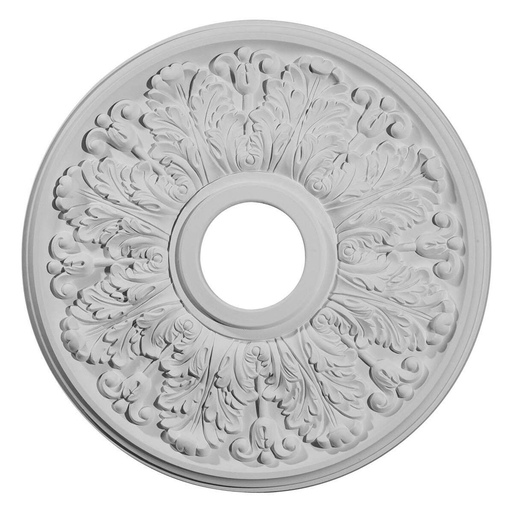 16 1/2x22OD x 3 5/8x22ID x 1 1/8x22P Hand-Painted Night Shade Ceiling Medallion S818