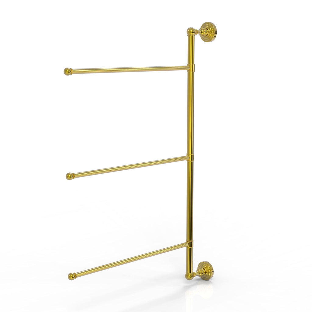 Matte White 28-in Swing Arm Towel Bar K640597