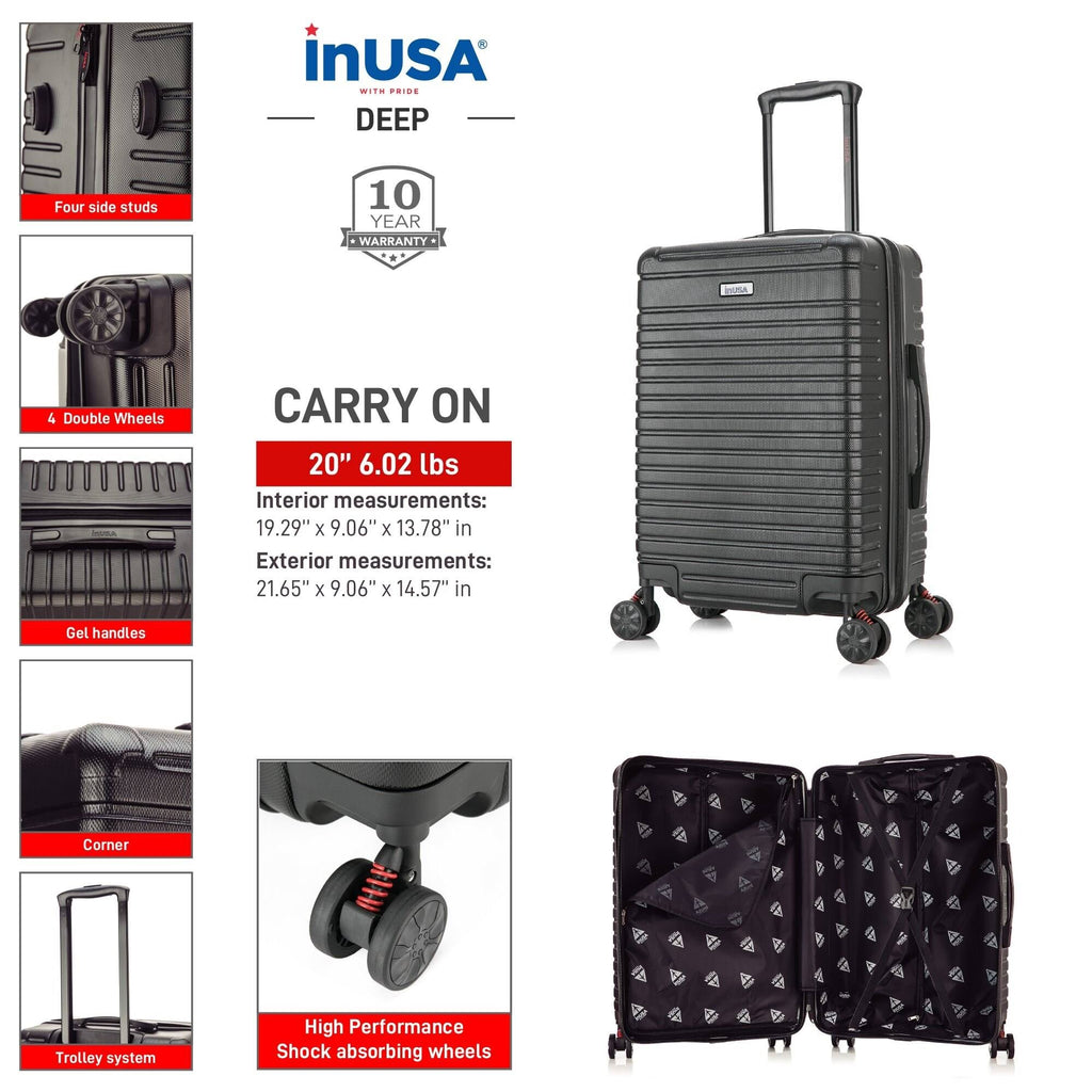 Rose Gold 20 in. Carry-On Hardside Spinner Z697938