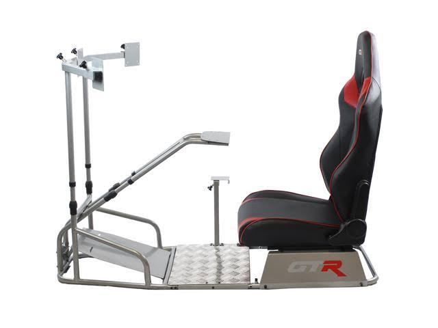 Silver Frame All Black Seat Simulator A836