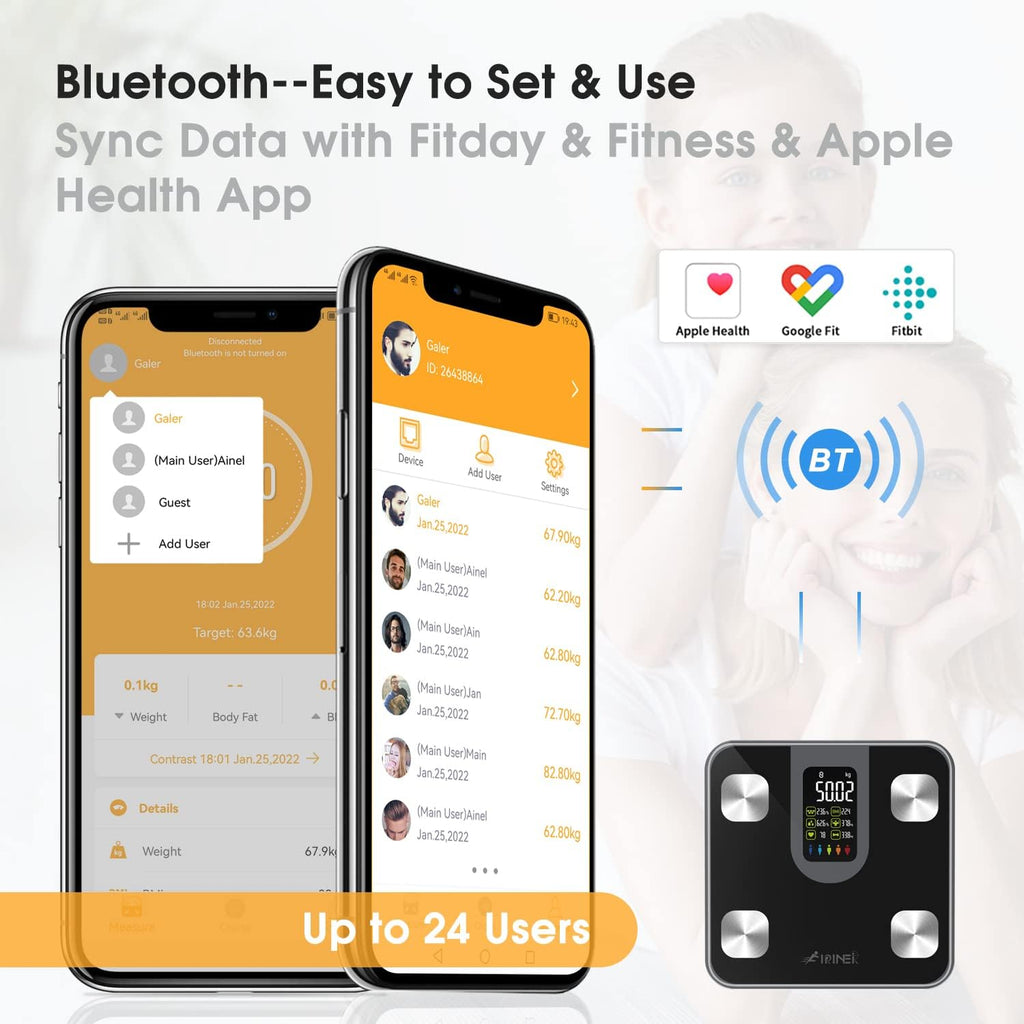 Bluetooth Body Composition Scale Pack of 2 C560680