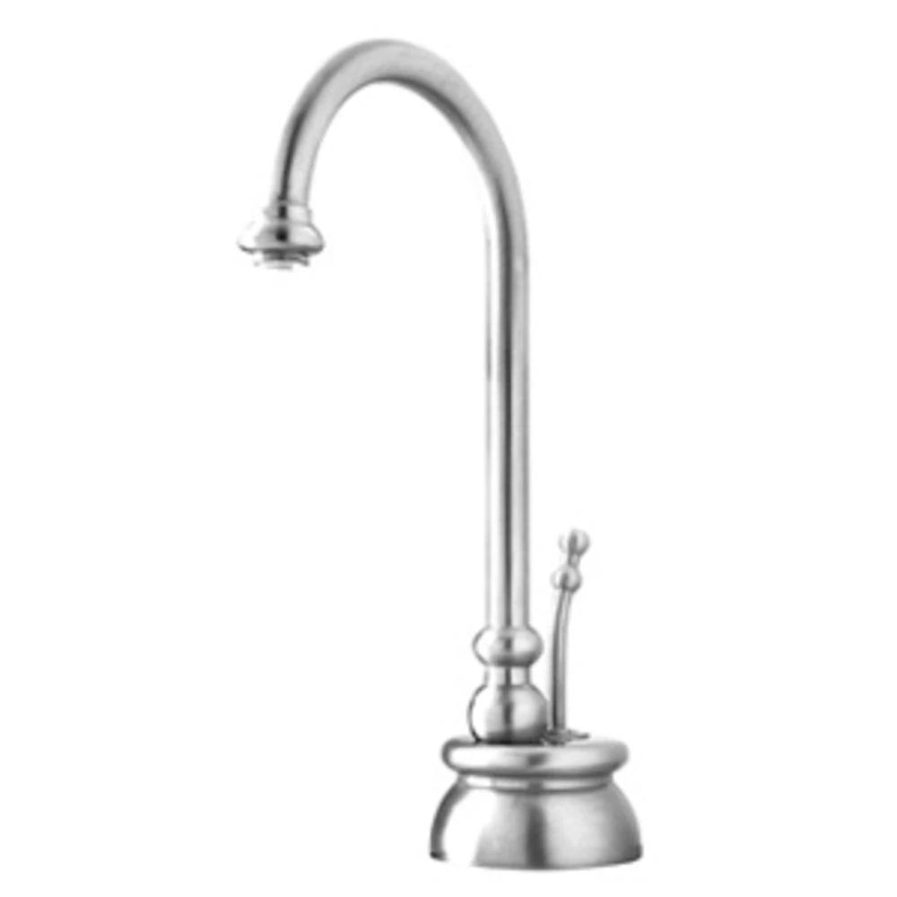 Antique Brass Hot Water Faucet with Traditional Body and Single Tilt Lever Q294