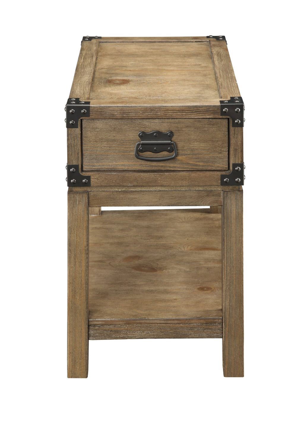 Carmel One Drawer Chairside Table V31350