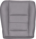 Driver Bottom Replacement Leather Seat Cover - Medium Pebble Tan C28188