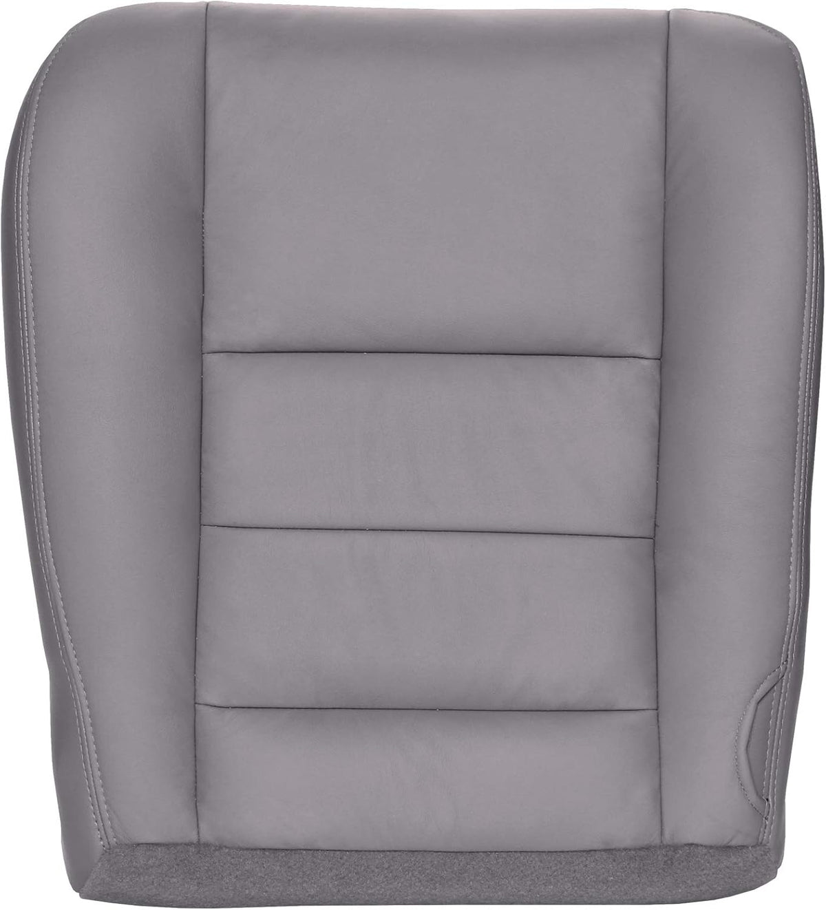 Driver Bottom Replacement Leather Seat Cover - Medium Pebble Tan C28188
