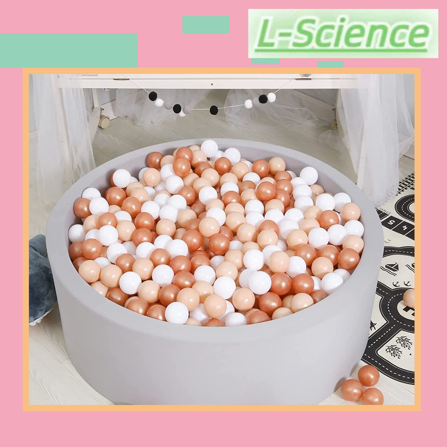 100pcs Plastic Balls for Ball Pit U781806