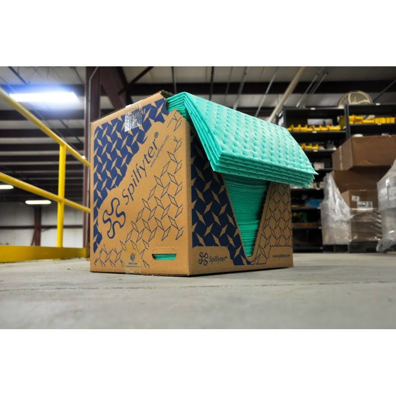 16x22 x 18x22 Green Universal Absorbent Pad 100/Box B594