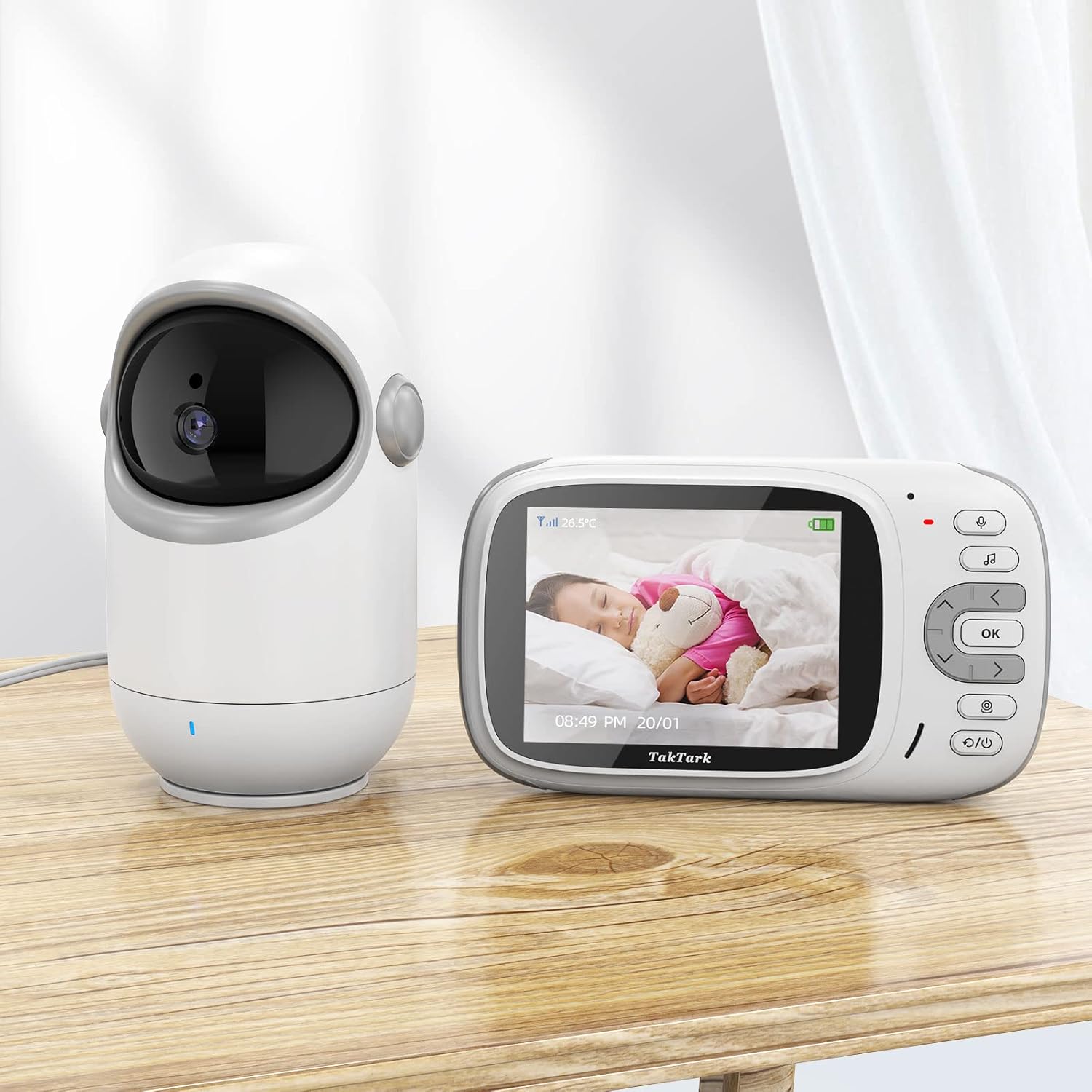 3.2 Baby Monitor with Camera and Audio No WiFi B514