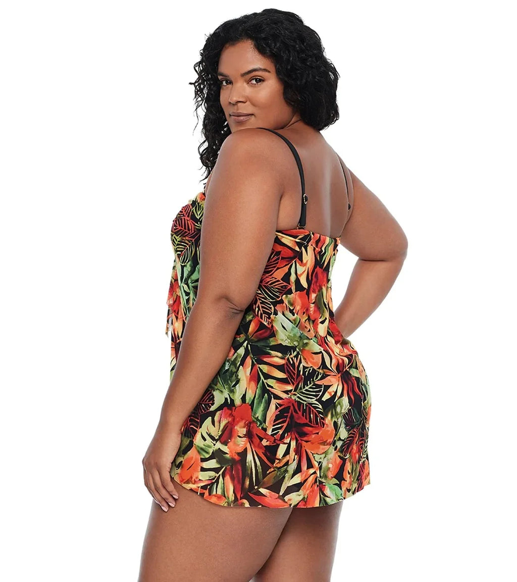 MULTI Midnight Tropical One-Piece Swimsuit E40687