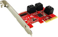 6-Port SATA 6G PCI Express x4 Host Adapter Card, Pack of 2 K579175