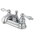 Polished Chrome Centerset Bathroom Faucet with Pop-Up Drain E626