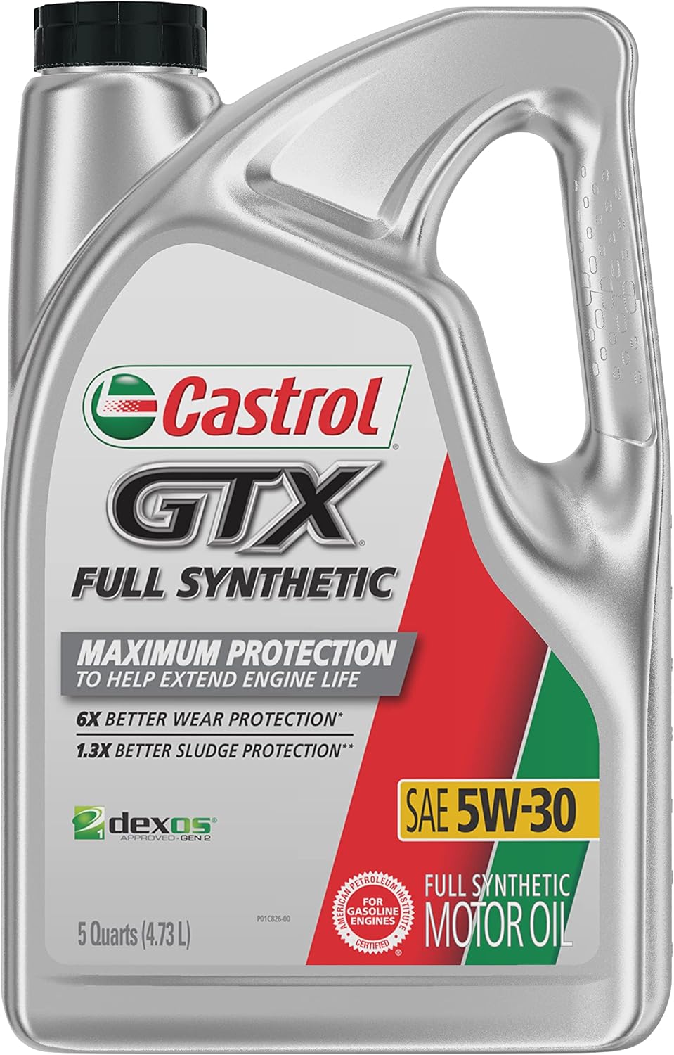 0W-20 Full Synthetic Motor Oil, 5 Quart Jug E6795
