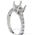 14K Diamond Engagement Ring Setting V966