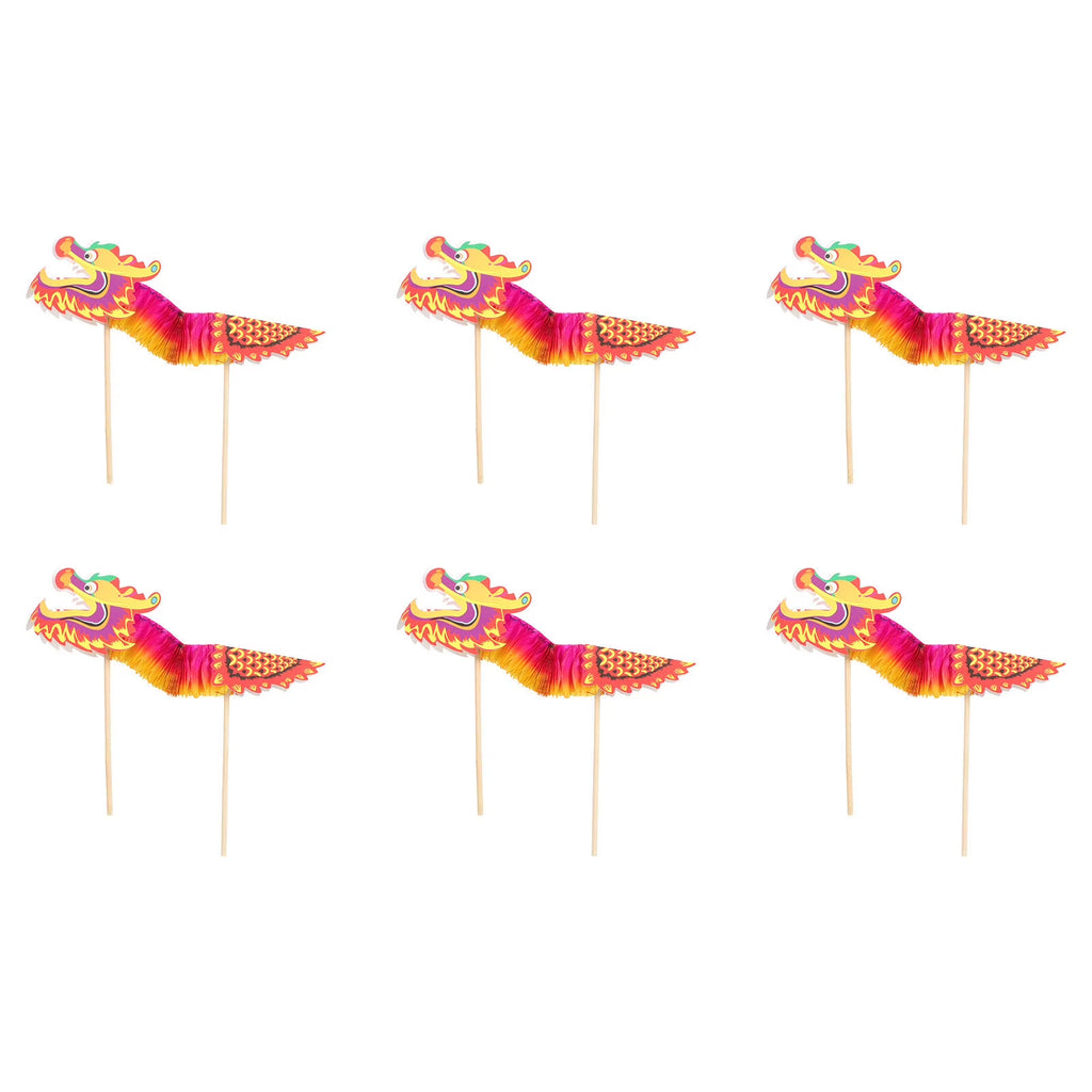 20 Sets Kids Manual Chinese Dragon Making Material Handmade Toy E67722