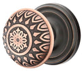 Solid Brass Passage Door Knob Set with Rosette B76702