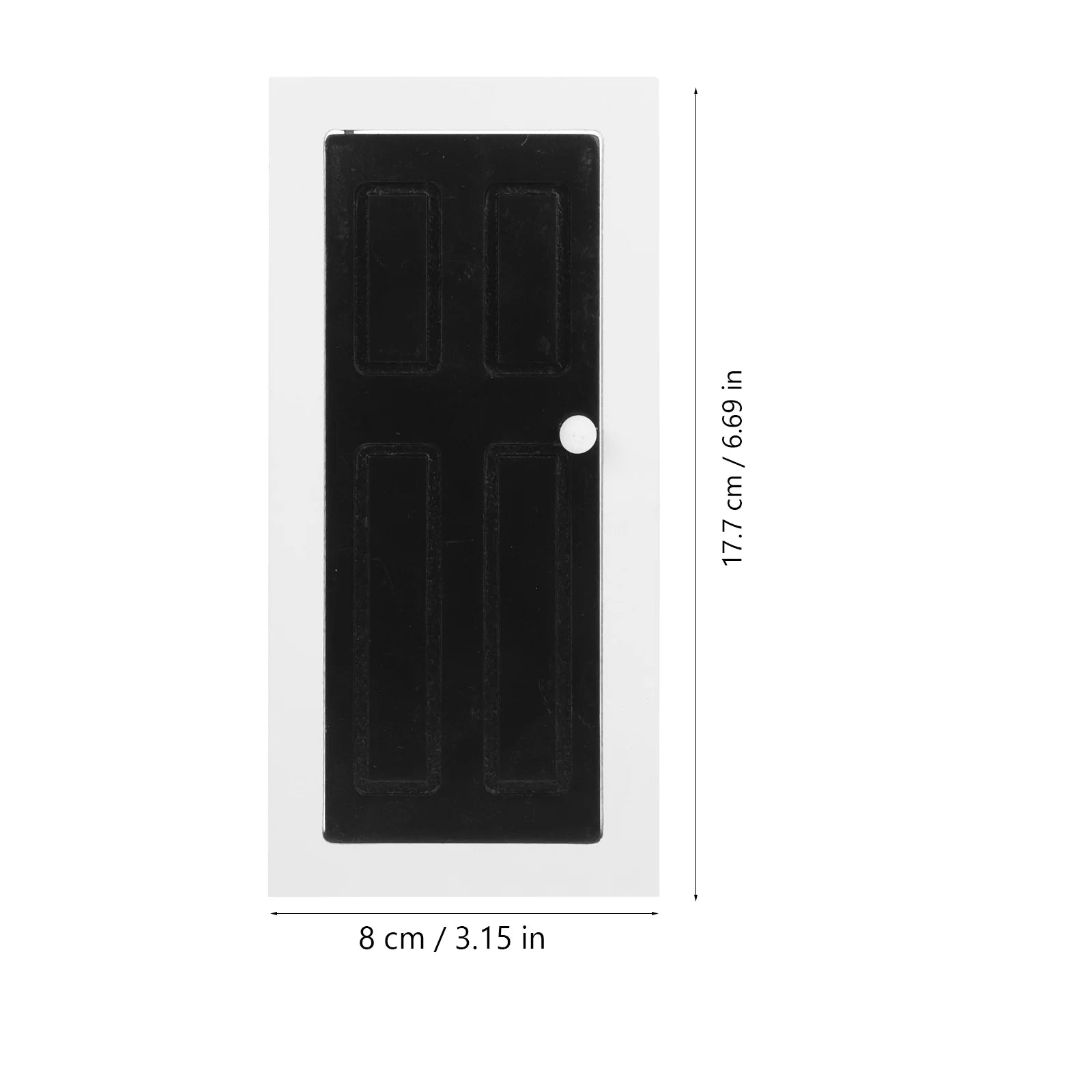 Unpainted Wooden Door Doll House Miniature Furniture Q31435