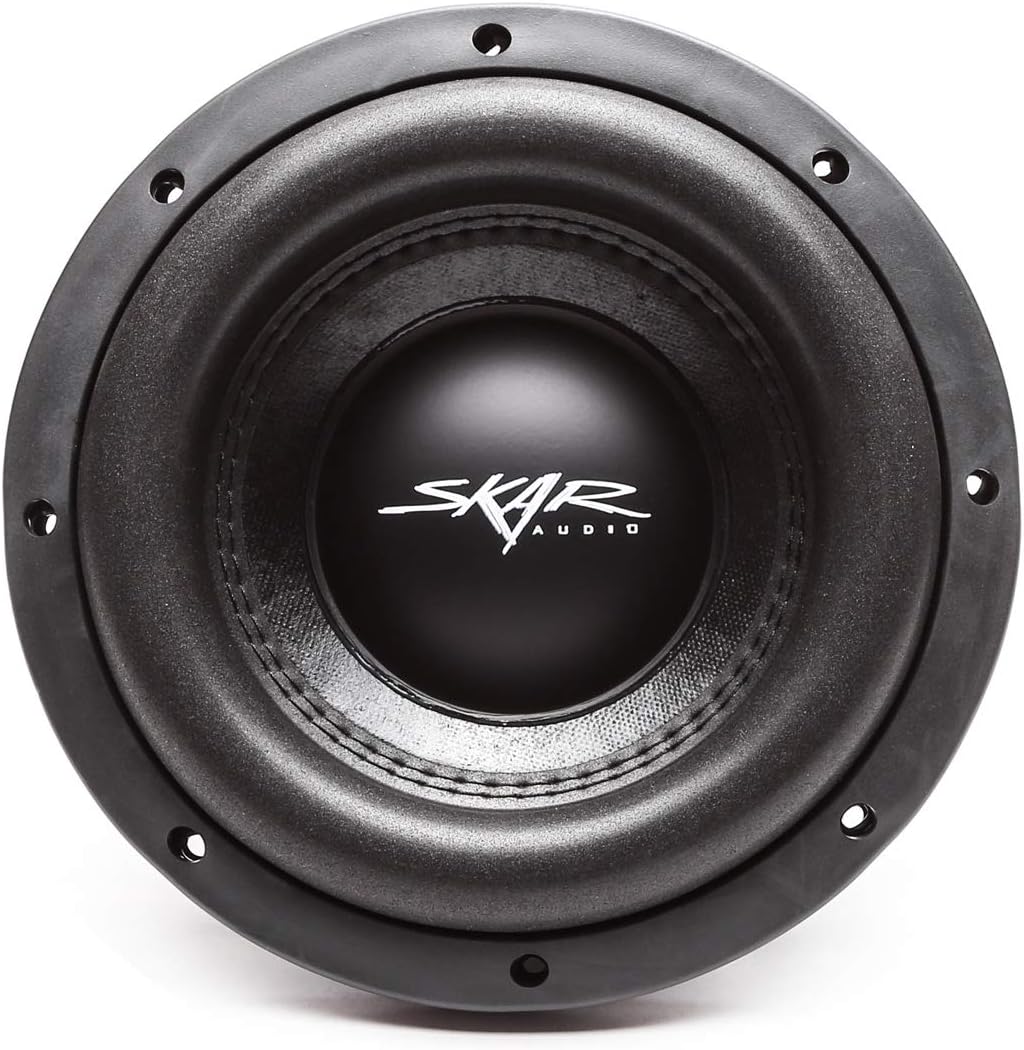 8" 600W Dual 4 Ohm Shallow Mount Car Subwoofer Pack of 2 D160