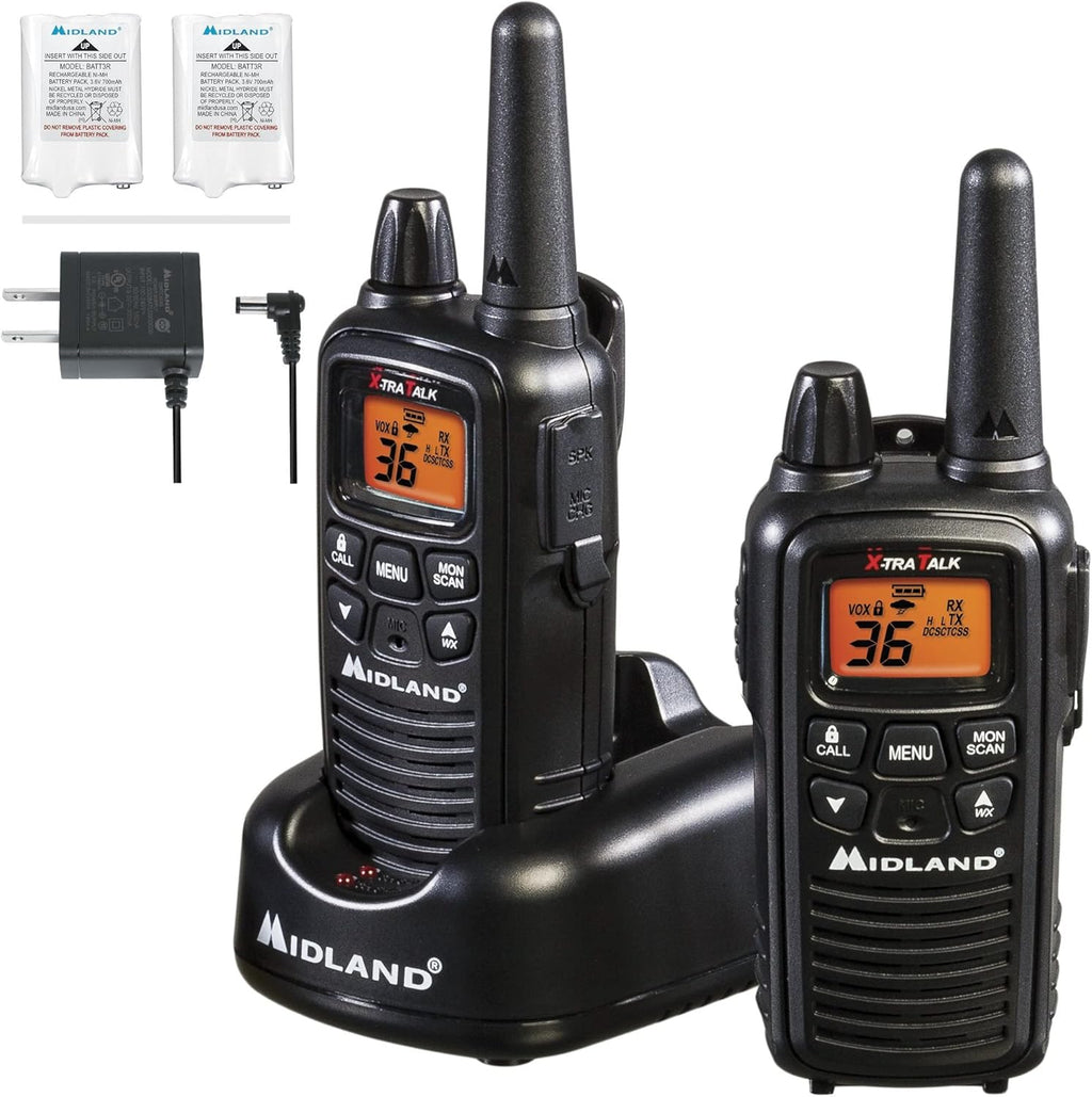 36 Channel FRS Two-Way Radio Pair Pack Yellow Black F6350