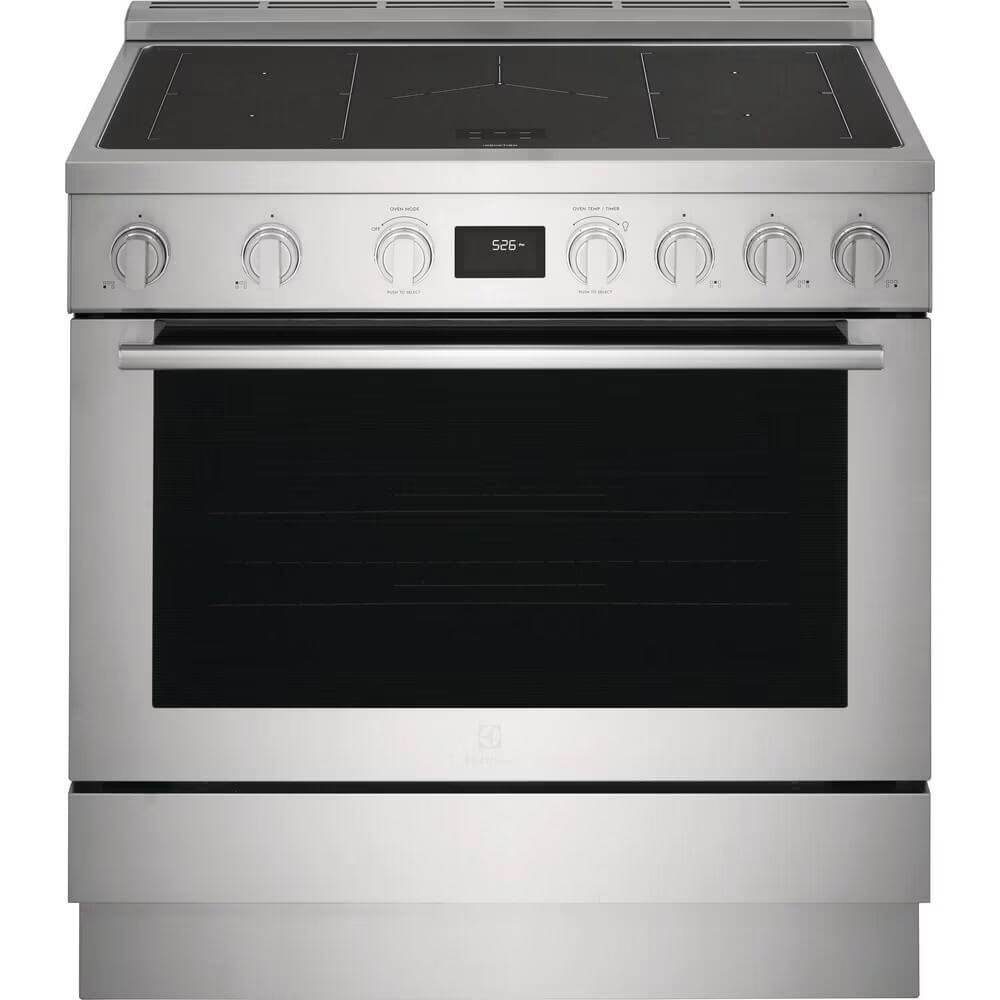 36" Wide 4.4 Cu. Ft. Free Standing Induction Range - Stainless Steel W984935