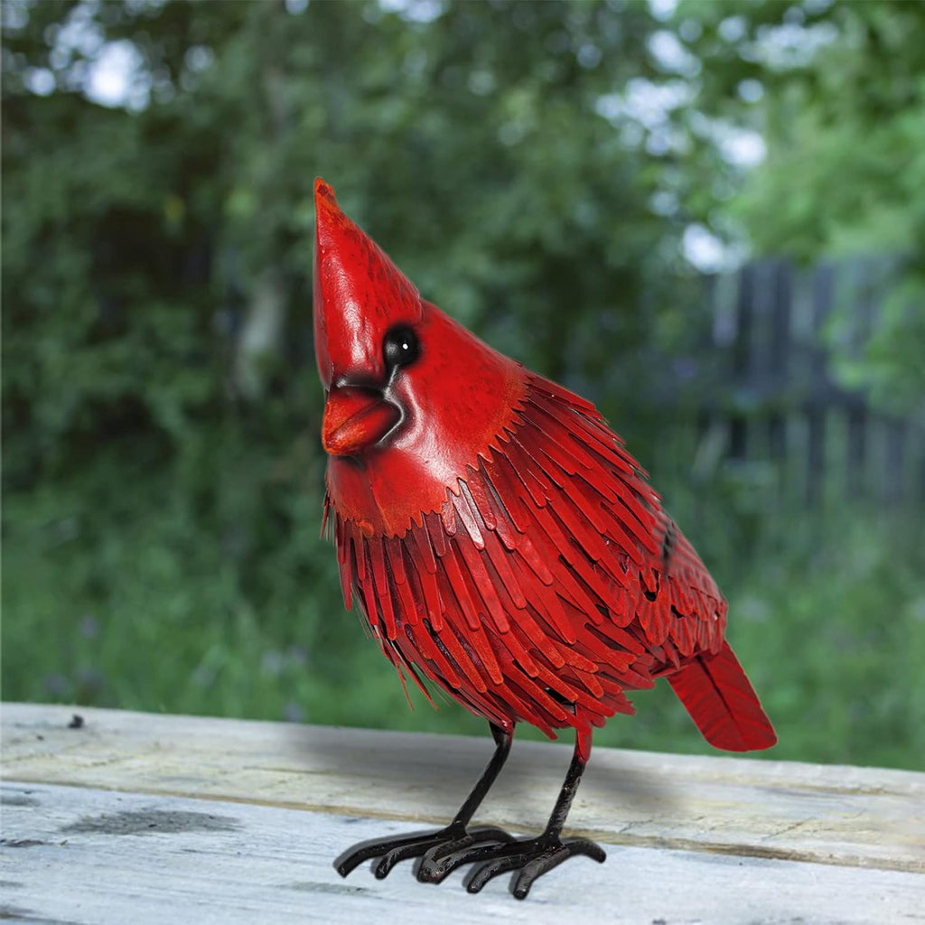 Red Bird Statue Garden Decor H32487