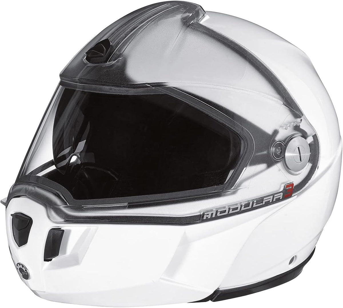 Modular 3 Snowmobiling Helmet White XX-Large G938