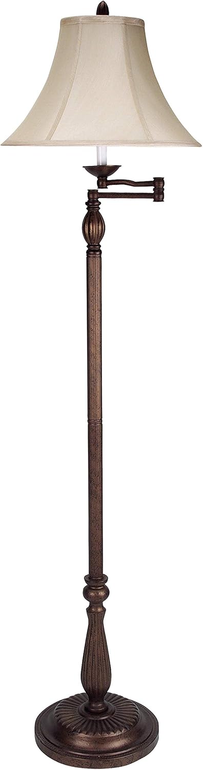 Antique Rust Metal Floor Lamp T7361