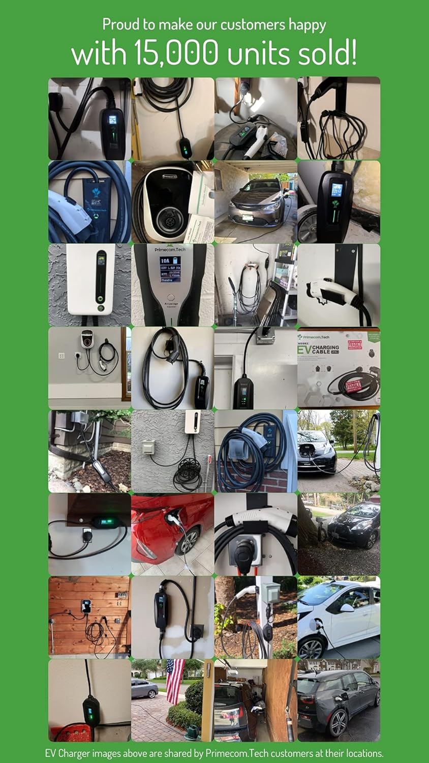 Level 2 Portable EV Charger with 30 Feet Cable U42937