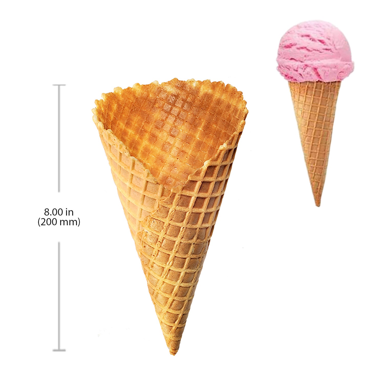 Double Nonstick Stainless Steel Waffle Cone Maker F55866