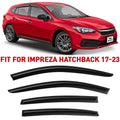 4 Pieces Glass Rain Guards for Subaru Impreza Hatchback C1579