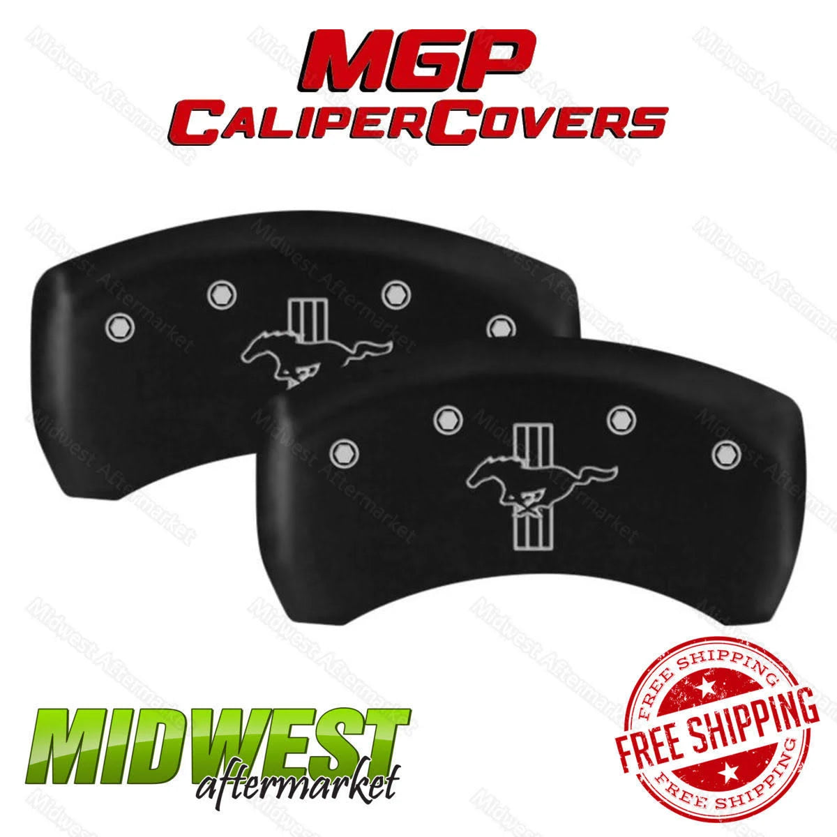 Matte Black Caliper Covers C677