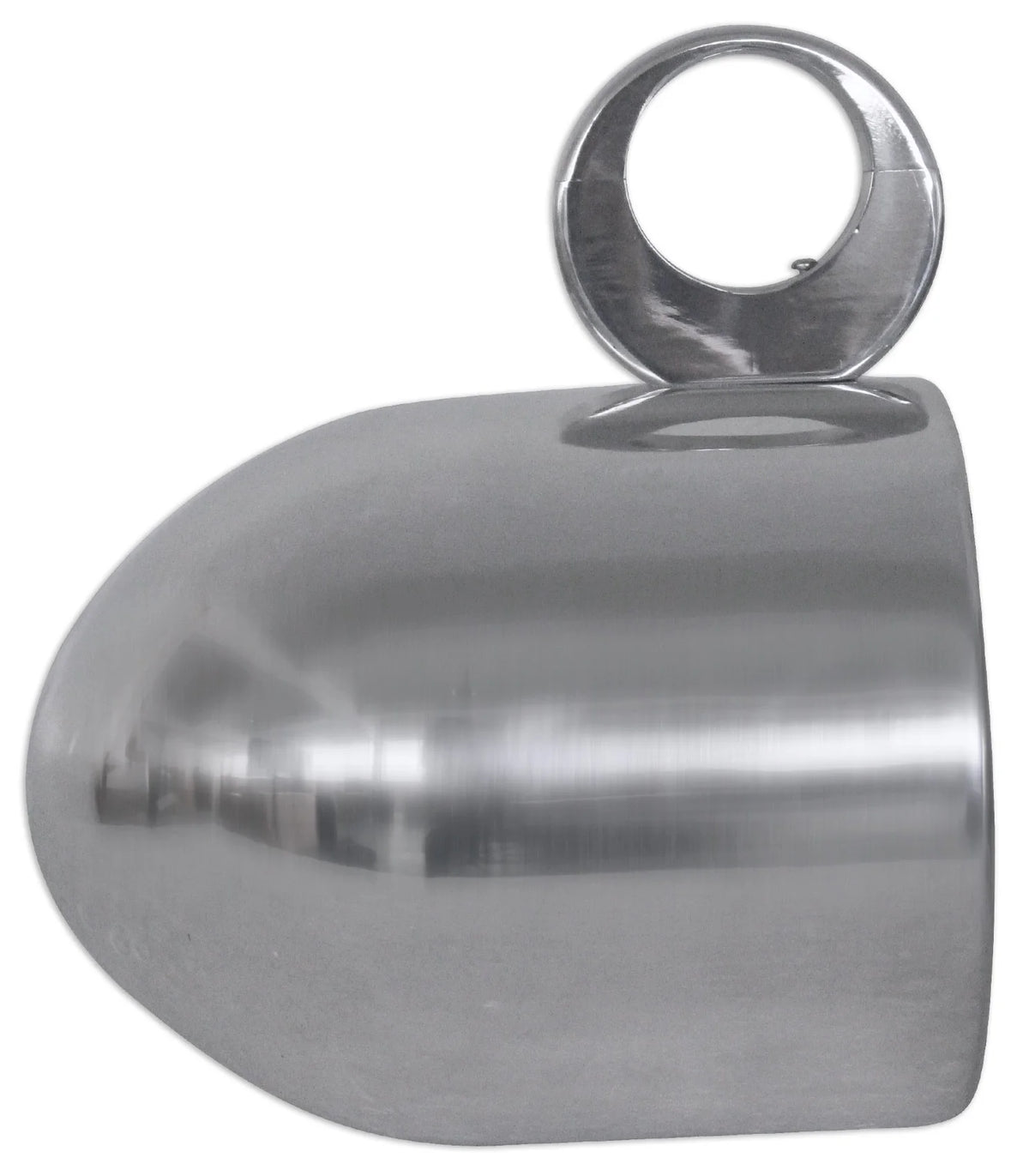8” Polished Silver Aluminum Wakeboard Tower Speaker Enclosures O6977