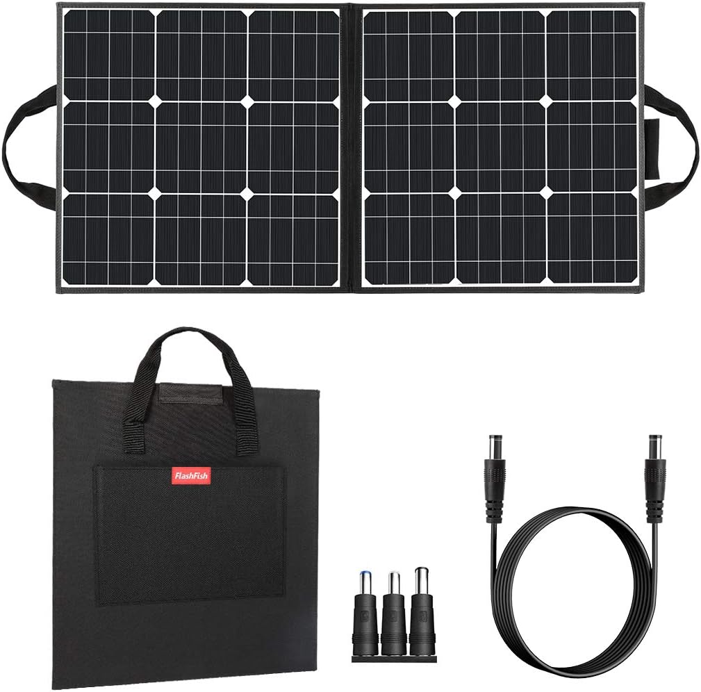 18V 18V Portable Foldable Solar Panel with USB DC Output L446505