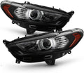 Black Housing Projector Headlights Headlamps Assembly H293