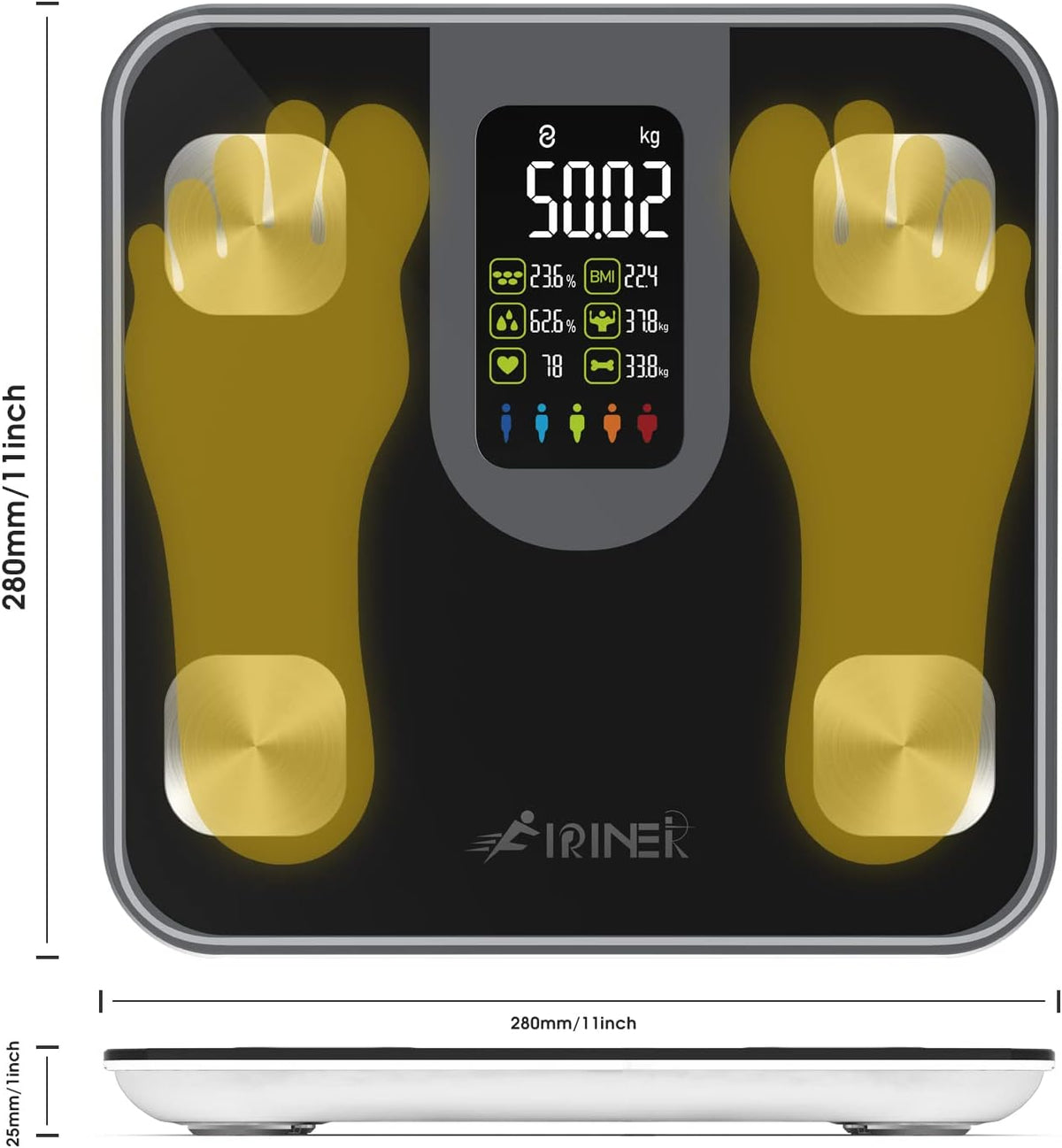 Bluetooth Body Composition Scale Pack of 2 C560680